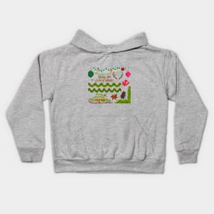 Merry Christmas Baby It's Cold Outside Kids Hoodie